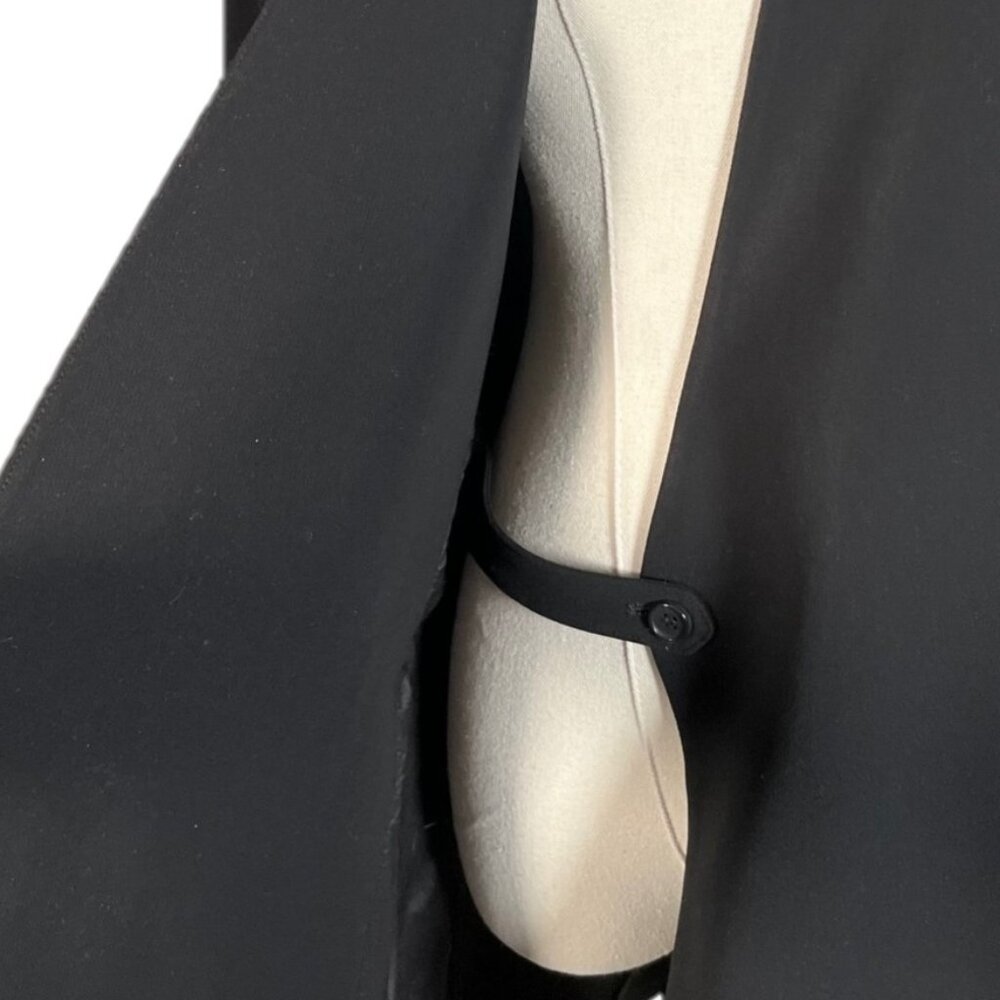 Theory Long Line Open Wrap Blazer Size 4 - image 4